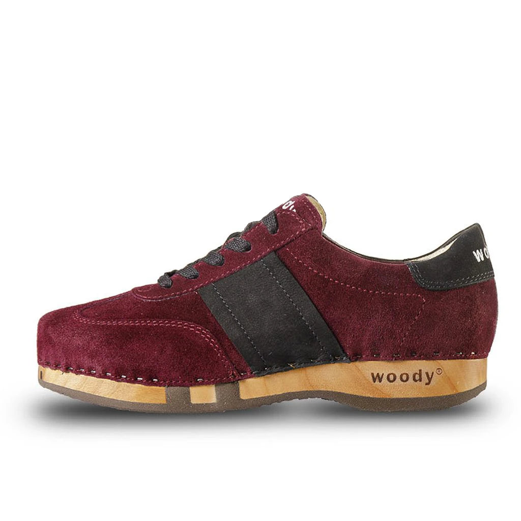 Lia Damen Clog Sneaker woody® - Barolo-Nero / 36